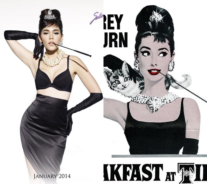 "ชมพู่ อารยา"กับ ปฏิทิน'ซาบีน่า' 2014 กับคอนเซปส์&ldquo;Legendary Stars & Icon&rdquo;