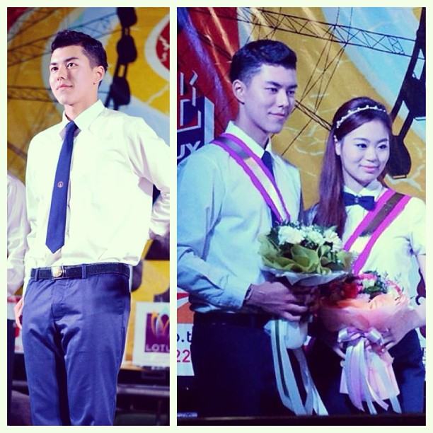 นาย ณภัทร เสียงสมบุญ ลูกชาย หมู พิมพ์ผกา โตมาหล่อมาก