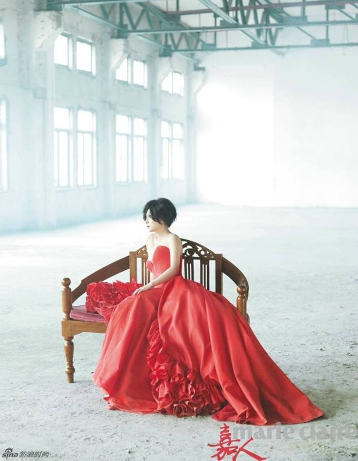 Zhao Wei @ Marie Claire China January 2014