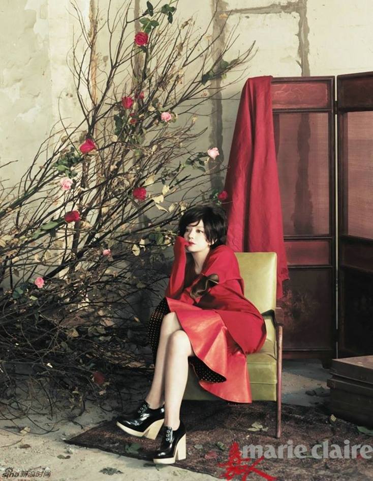 Zhao Wei @ Marie Claire China January 2014