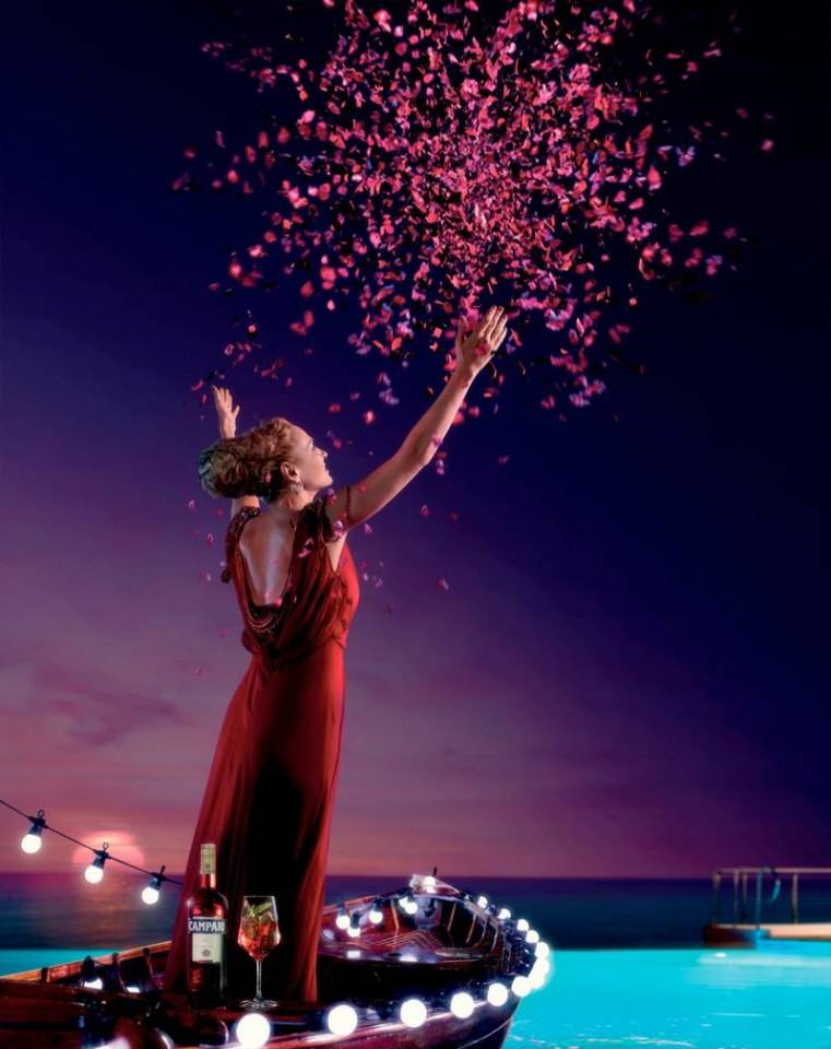 Uma Thurman @ Campari calendar 2014
