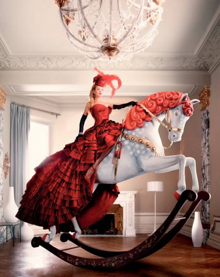 Uma Thurman @ Campari calendar 2014