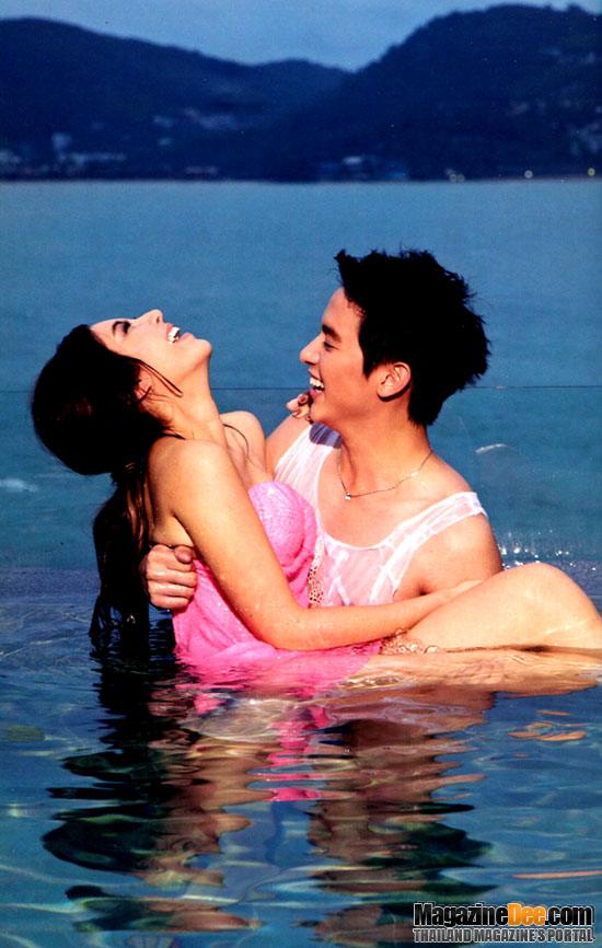 เจมส์ จิรายุ - เบลล่า กับภาพเซ็กซี่เบา ๆ ริมสระ บนปก Image