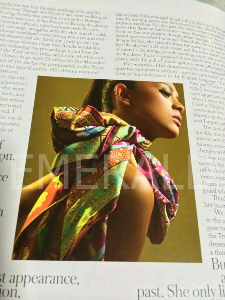 Ariella Arida @ Metro Magazine January 2014