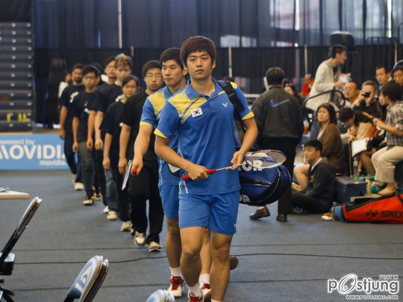 นักแบดมินตันทีมชาติเกาหลี Lee Yong Dae