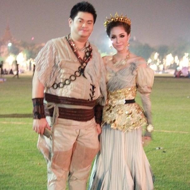พระนางมัทรี เวอร์ชั่น ขวัญ อุษามณี ใน ละครเวที มหาชาติ มหาบุรุษ