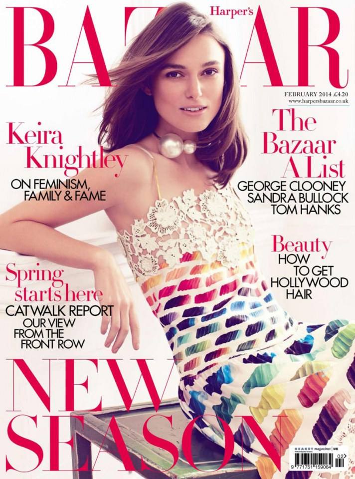 Keira Knightley @ Harper&rsquo;s Bazaar UK February 2014