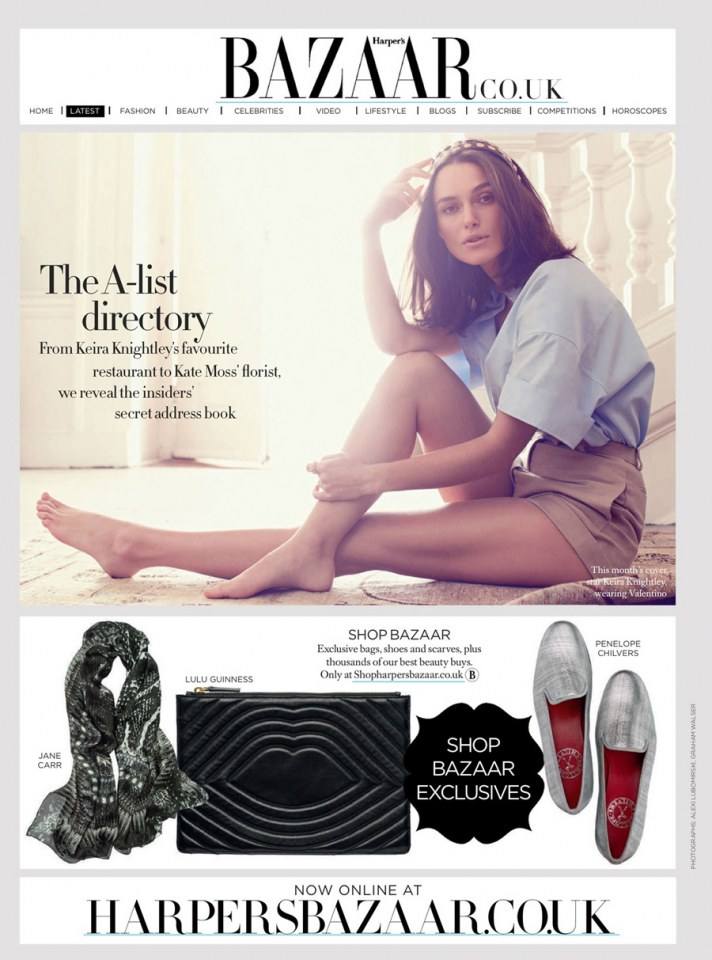 Keira Knightley @ Harper&rsquo;s Bazaar UK February 2014