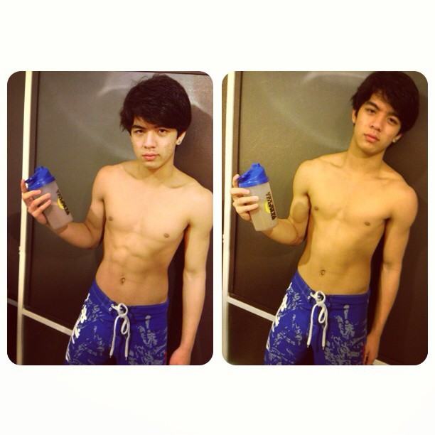 น้องจอส เด็กอายุ17 หล่อ ล่ำ จังเลยค่ะ