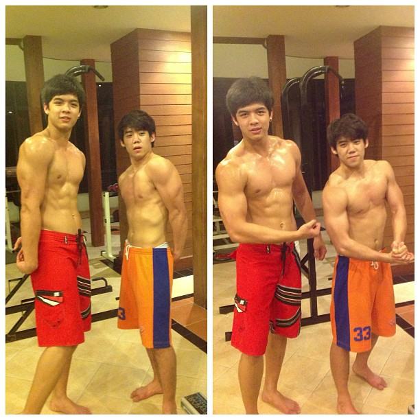 น้องจอส เด็กอายุ17 หล่อ ล่ำ จังเลยค่ะ