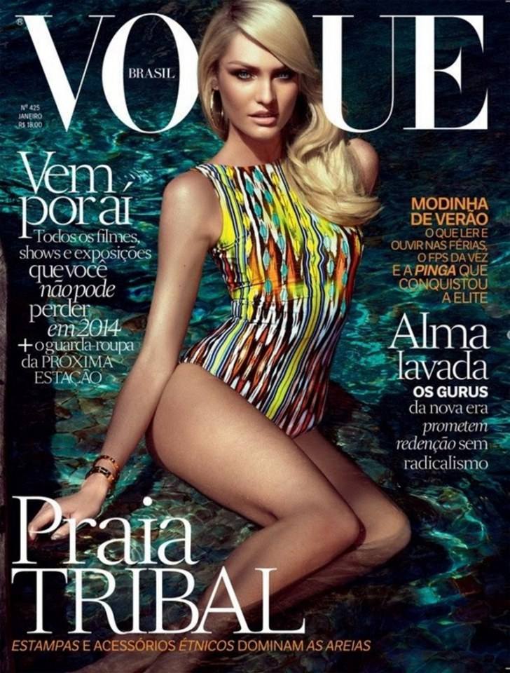Candice Swanepoel @ Vogue Brazil January 2014