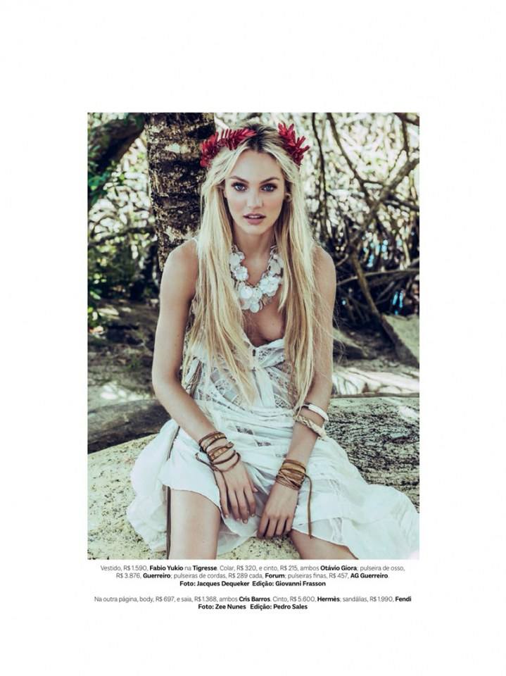 Candice Swanepoel @ Vogue Brazil January 2014