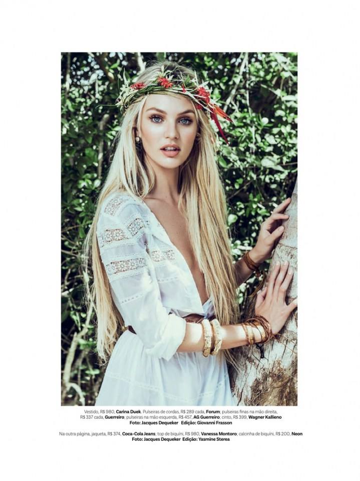 Candice Swanepoel @ Vogue Brazil January 2014