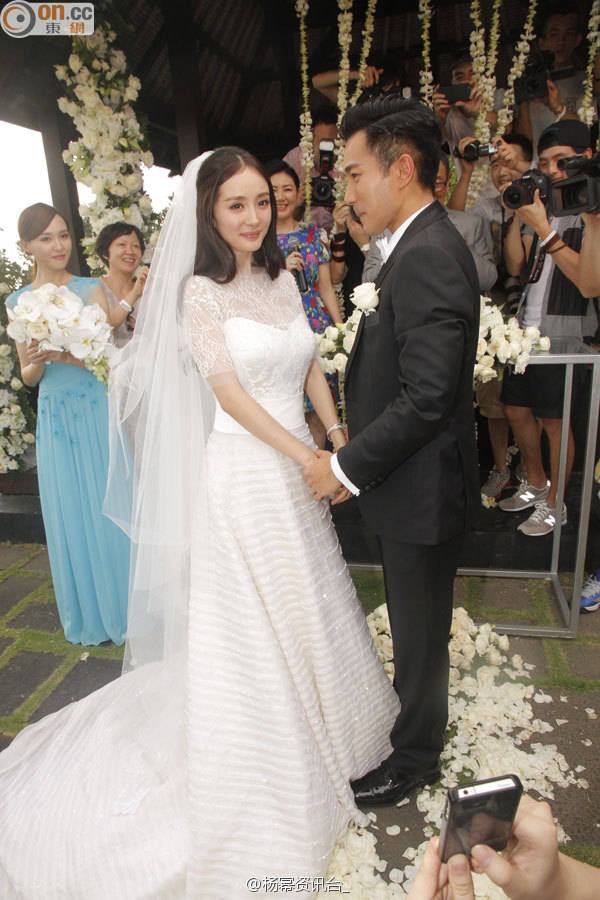 งานมงคลสมรสนางเอกสาวจากแดนมังกร Yang Mi กับ Liu Kai Wei ณ เกาะบาหลี