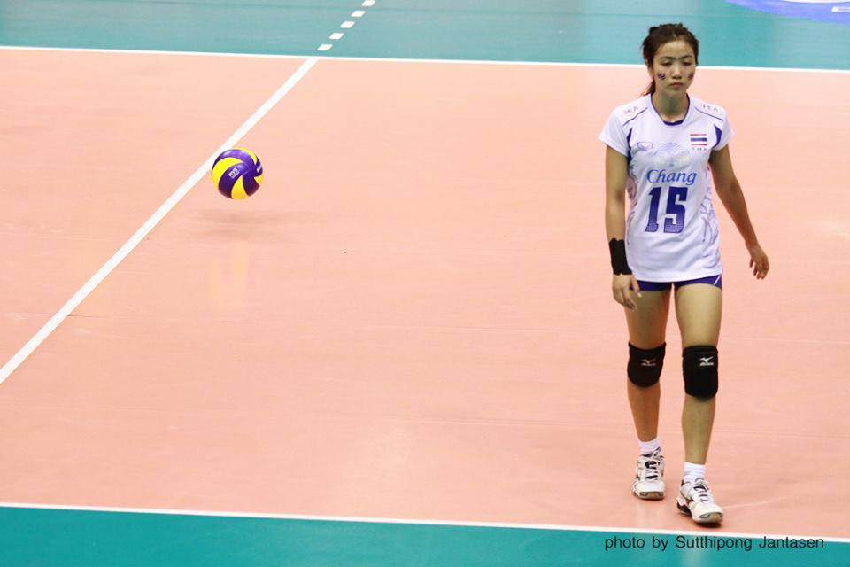 น้องป๊อป นริศรา แก้วมะ นักวอลเลย์บอลชุดยุวชนทีมชาติไทย