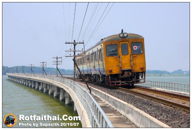 รถไฟกับเขื่อนป่าสัก