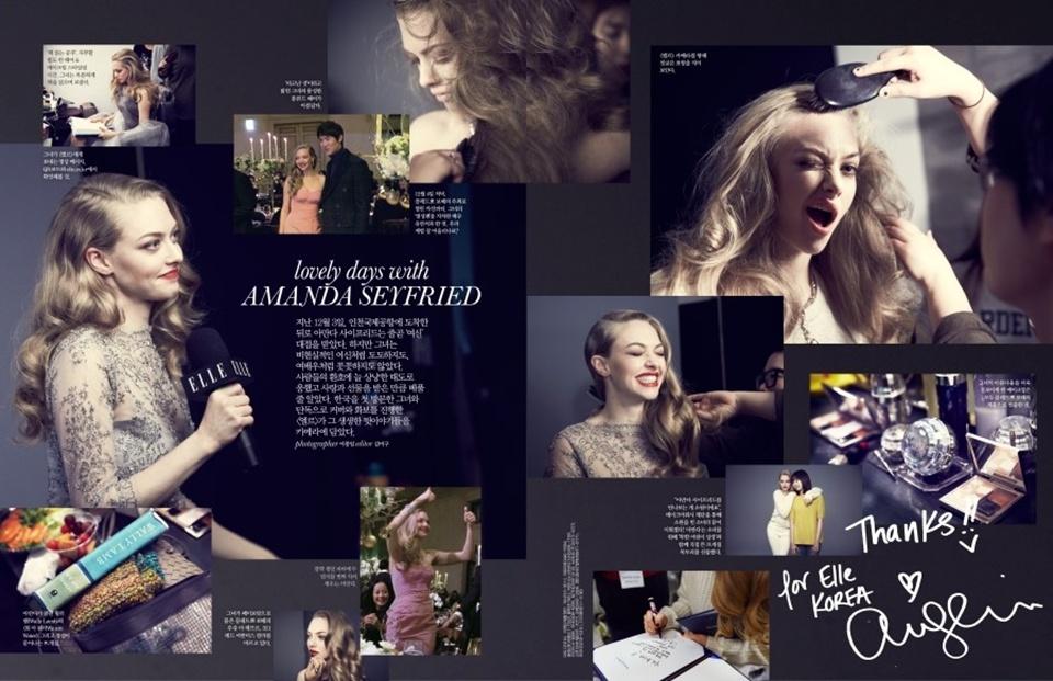 Amanda Seyfried @ Elle korea January 2014