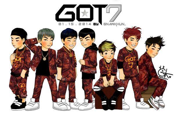 ประวัติสมาชิก"GOT7"ทั้ง7คนวง Hip Hopใหม่จากJYP