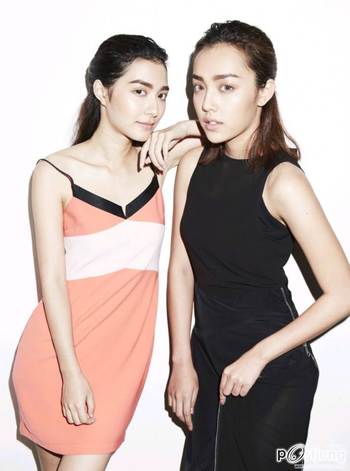 มิว นิษฐา & น้ำตาล พิจักขณา @ เบี้องหลังถ่ายแบบ HAMBURGER no.187 January 2014