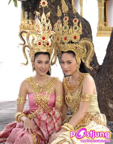 ภาพหาชมยาก  ดาราสาวกับชุดไทย