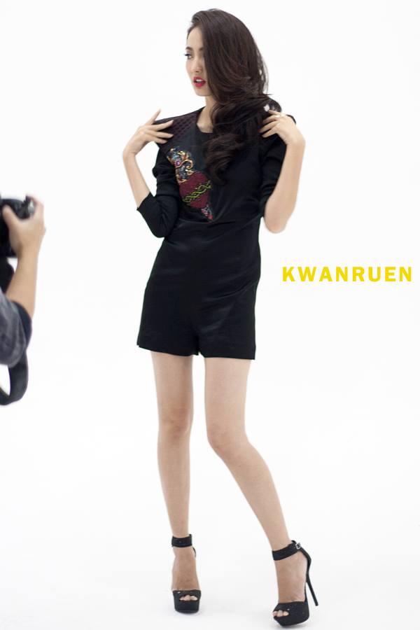 แต้ว-ณฐพร @ เบื้องหลังถ่ายแฟชั่น ขวัญเรือน vol.45 no.1012 January 2014