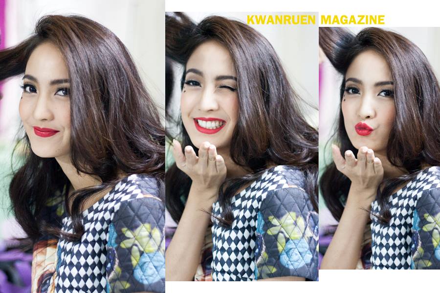 แต้ว-ณฐพร @ เบื้องหลังถ่ายแฟชั่น ขวัญเรือน vol.45 no.1012 January 2014