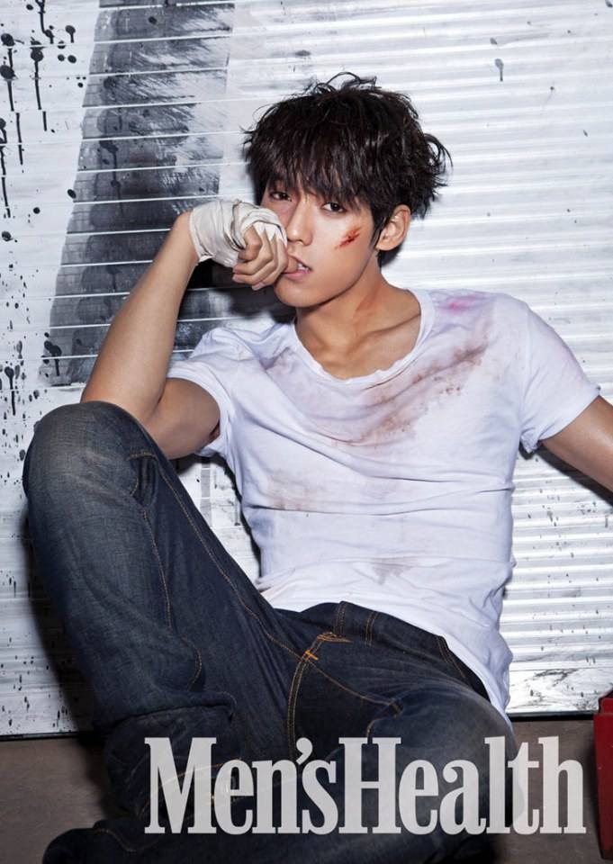BTOB Min Hyuk @ Men's Health Korea Febuary 2014