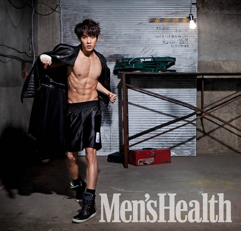 BTOB Min Hyuk @ Men's Health Korea Febuary 2014
