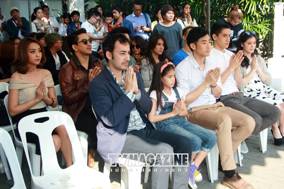 ป๋อ ณัฐวุฒิ & น้ำตาล พิจักขณา นำทีมนักแสดงบวงสรวงละคร สายลับสามมิติ