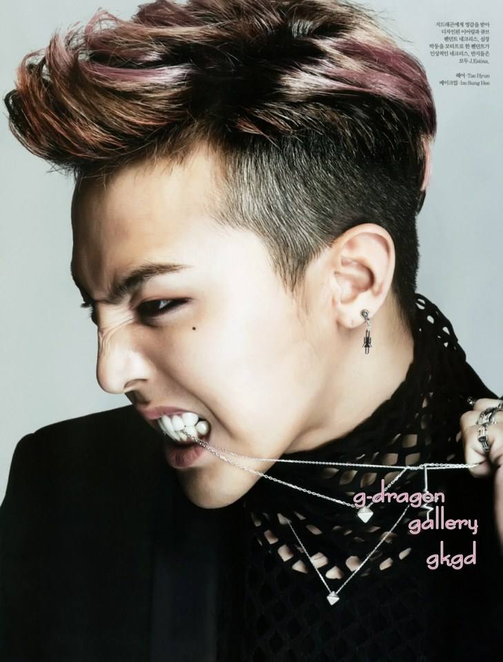 G-Dragon @ Elle Korea February 2014