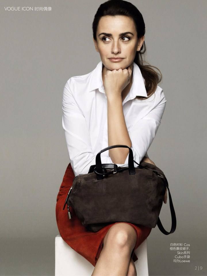 Pen&eacute;lope Cruz @ Vogue China Collections February 2014