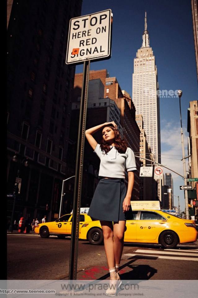 hollywood Star สัญชาติไทยคนแรก ญาญ่าญิ๋ง รฐา โพธิ์งาม in new york
