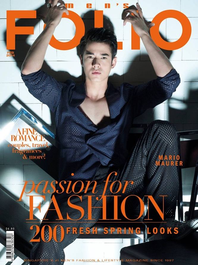 Mario Maurer @ Men&rsquo;s Folio Singapore February 2014