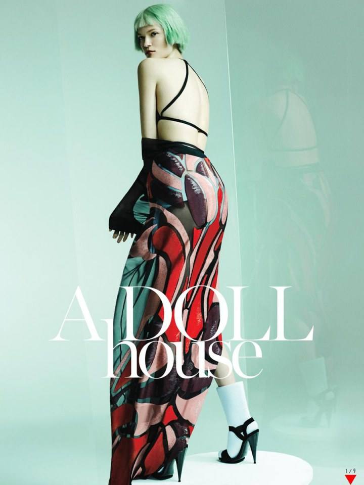 Kasia Struss @ Vogue Korea February 2014