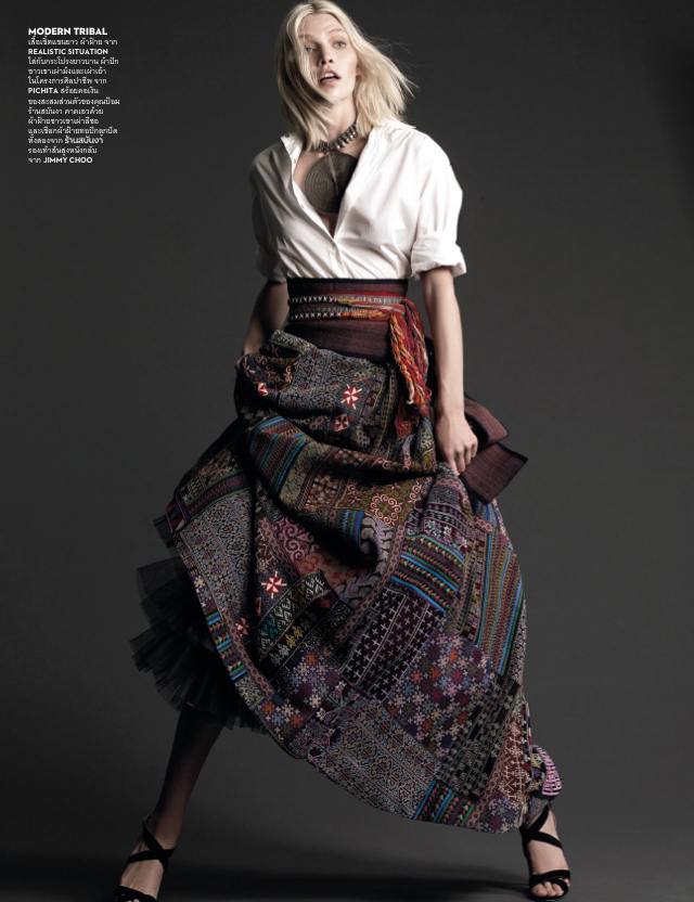 Aline Weber @ VOGUE THAILAND vol.2 no.13 February 2014