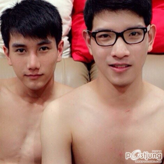 หนุ่มๆนักแสดงจากหนังเรื่อง love's coming ใช่รักหรือเปล่า