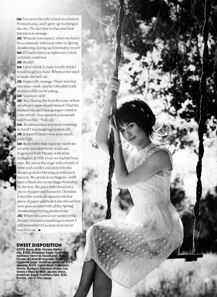 Lea Michele @ Teen Vogue March 2014