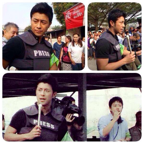 นักข่าวญี่ปุ่นที่มาทำข่าวเลือกตั้งในไทย