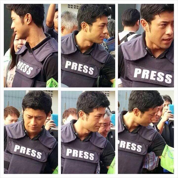 นักข่าวญี่ปุ่นที่มาทำข่าวเลือกตั้งในไทย
