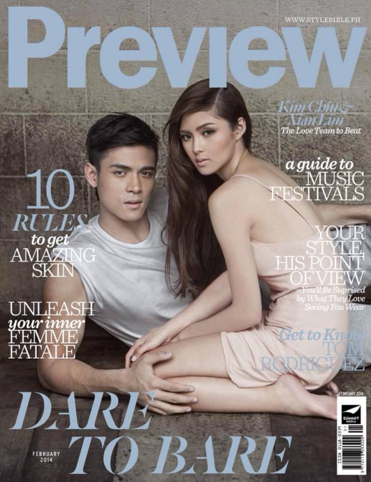 Kim Chiu & Xian Lim @ Preview Philippines February 2014