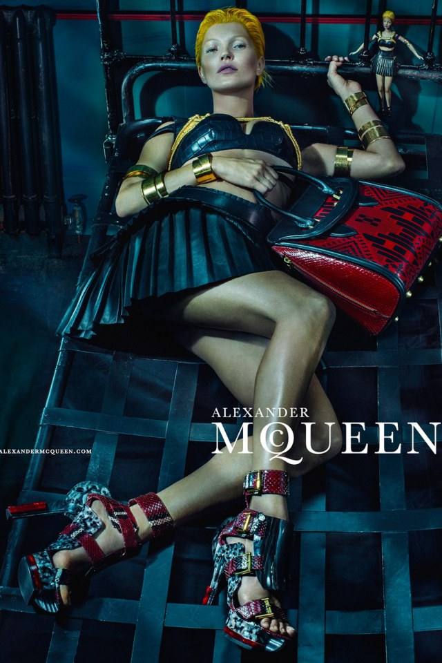 Kate Moss @ Alexander McQueen Campaign 2014