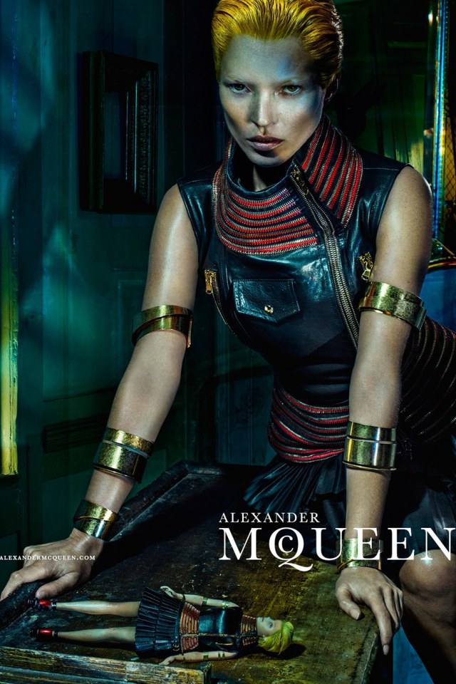 Kate Moss @ Alexander McQueen Campaign 2014