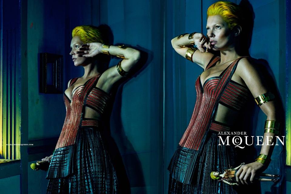 Kate Moss @ Alexander McQueen Campaign 2014