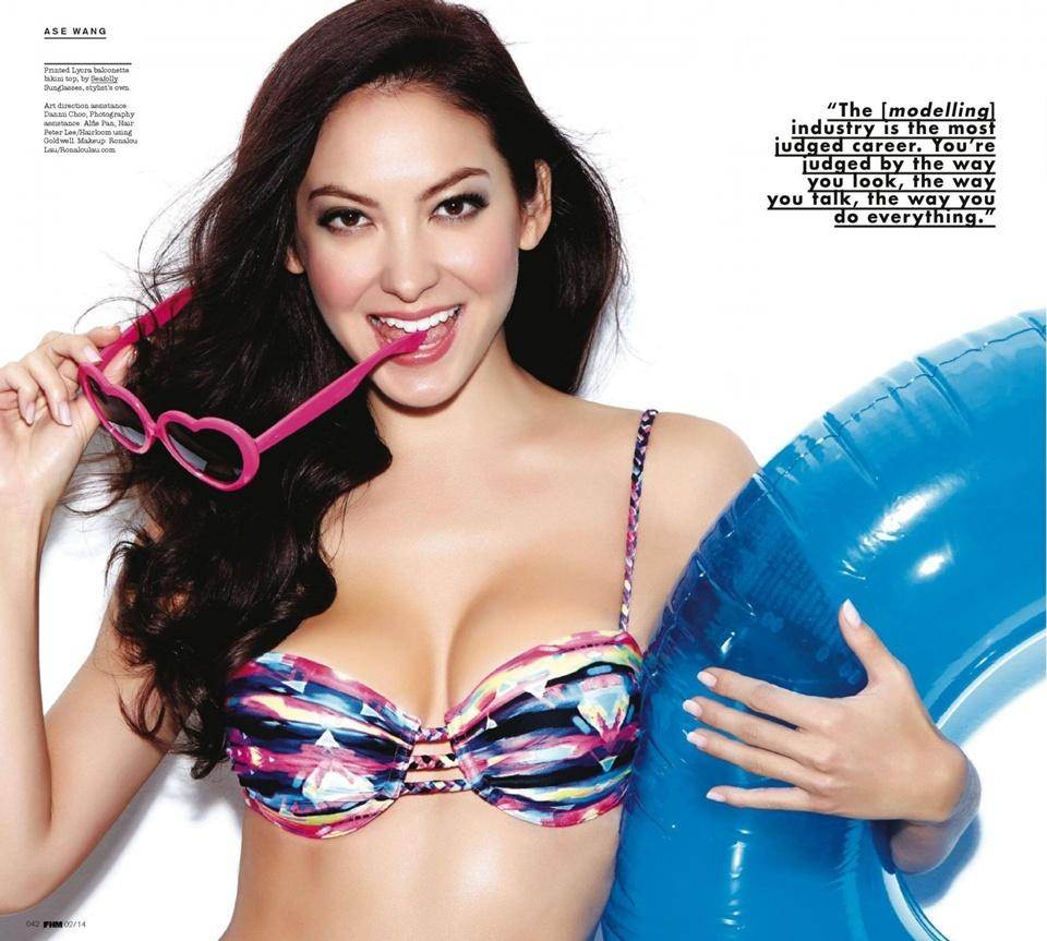 โอซา แวง (Ase Wang) @ FHM Singapore February 2014