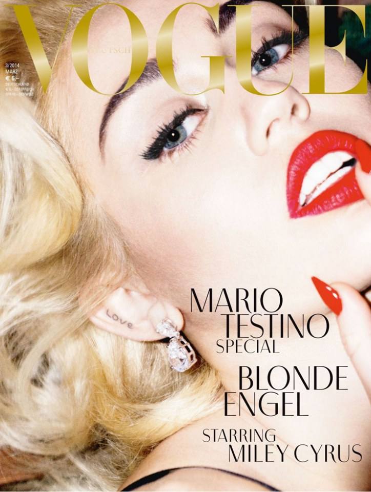 Miley Cyrus @ Vogue Germany March 2014