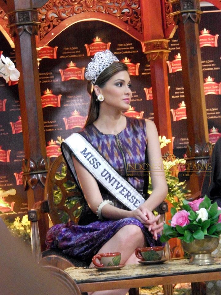 Miss Universe 2013 กิจกรรมส่งท้ายในอินโดนีเซีย