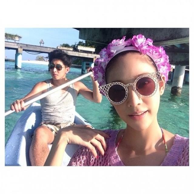 หวานสุด ๆ แตงโม-โตโน่ ควงแขนเที่ยวมัลดีฟส์
