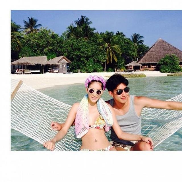 หวานสุด ๆ แตงโม-โตโน่ ควงแขนเที่ยวมัลดีฟส์