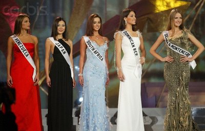 บรรยากาศ Top 5 บนเวที Miss Universe 2001-2013