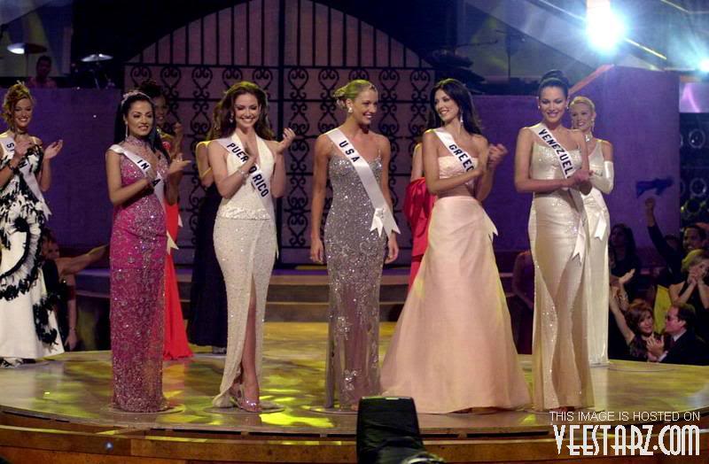 บรรยากาศ Top 5 บนเวที Miss Universe 2001-2013